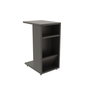 Hanah Home Mesa Auxiliar Escandinava Anthracite con Ruedas 30x40x63 cm Tablero Melamina 18 mm